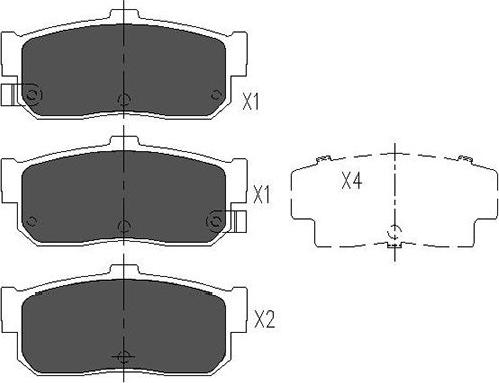 Kavo Parts KBP-6513 - Jarrupala, levyjarru inparts.fi