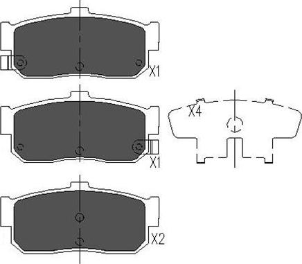 Kavo Parts KBP-6512 - Jarrupala, levyjarru inparts.fi