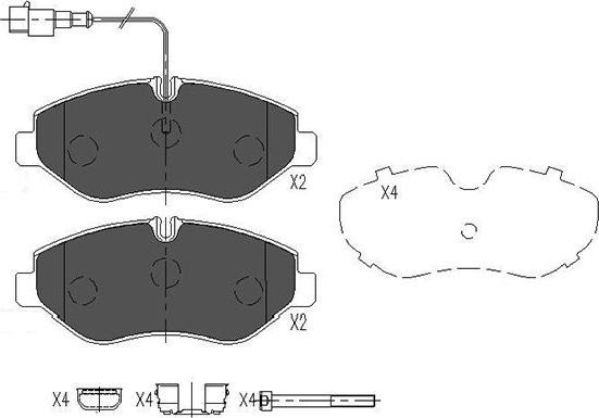 Kavo Parts KBP-6584 - Jarrupala, levyjarru inparts.fi