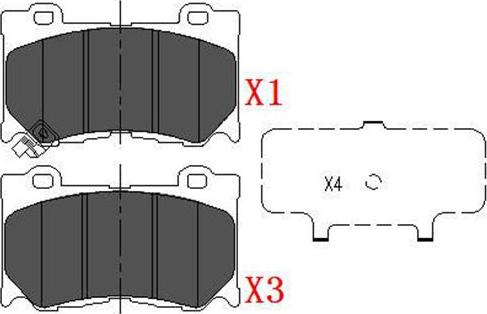 Kavo Parts KBP-6581 - Jarrupala, levyjarru inparts.fi