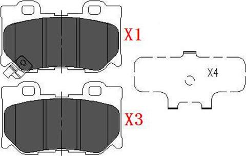 Kavo Parts KBP-6582 - Jarrupala, levyjarru inparts.fi