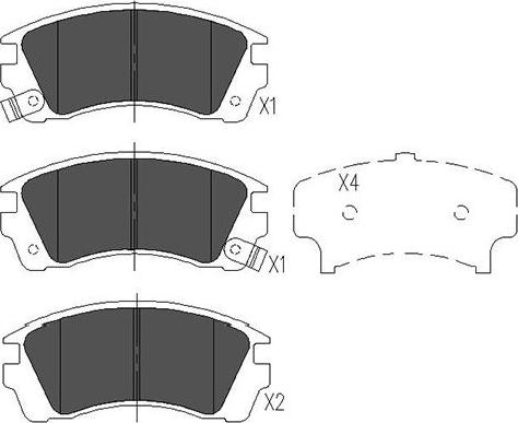 Kavo Parts KBP-6532 - Jarrupala, levyjarru inparts.fi