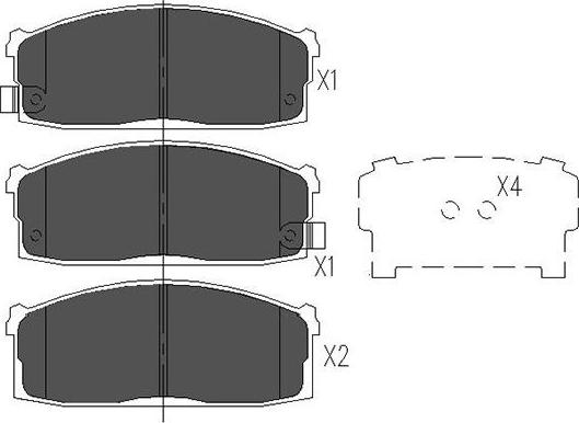 Kavo Parts KBP-6525 - Jarrupala, levyjarru inparts.fi