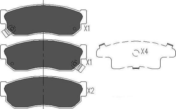 Kavo Parts KBP-6526 - Jarrupala, levyjarru inparts.fi