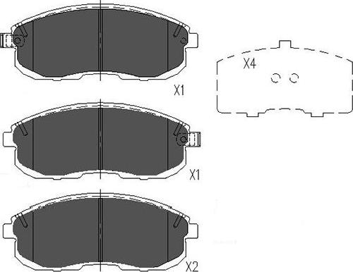 Kavo Parts KBP-6528 - Jarrupala, levyjarru inparts.fi