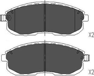 Kavo Parts KBP-6579 - Jarrupala, levyjarru inparts.fi