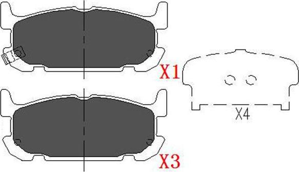 Kavo Parts KBP-6571 - Jarrupala, levyjarru inparts.fi