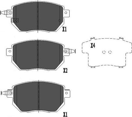 Kavo Parts KBP-6573 - Jarrupala, levyjarru inparts.fi