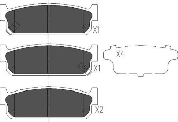 Kavo Parts KBP-6572 - Jarrupala, levyjarru inparts.fi