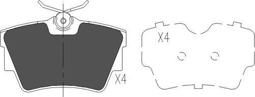 Kavo Parts KBP-6604 - Jarrupala, levyjarru inparts.fi