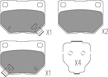 Kavo Parts KBP-6603 - Jarrupala, levyjarru inparts.fi