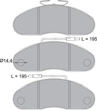 Kavo Parts KBP-6602 - Jarrupala, levyjarru inparts.fi