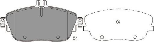 Kavo Parts KBP-6620 - Jarrupala, levyjarru inparts.fi