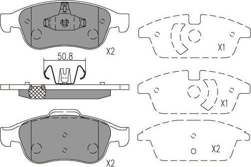 Kavo Parts KBP-6621 - Jarrupala, levyjarru inparts.fi