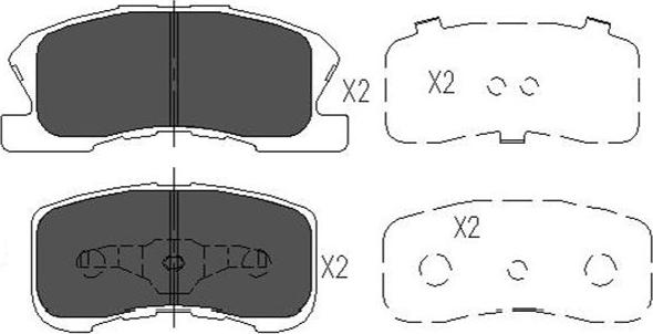 Kavo Parts KBP-1508 - Jarrupala, levyjarru inparts.fi