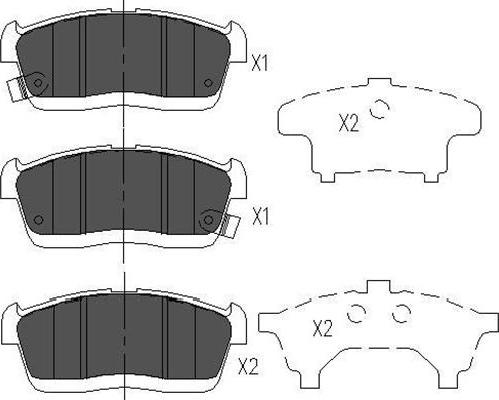 Kavo Parts KBP-1515 - Jarrupala, levyjarru inparts.fi