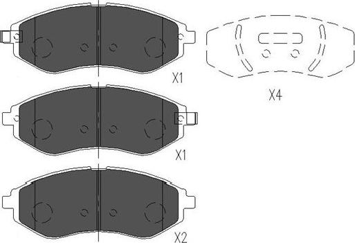 Kavo Parts KBP-1019 - Jarrupala, levyjarru inparts.fi