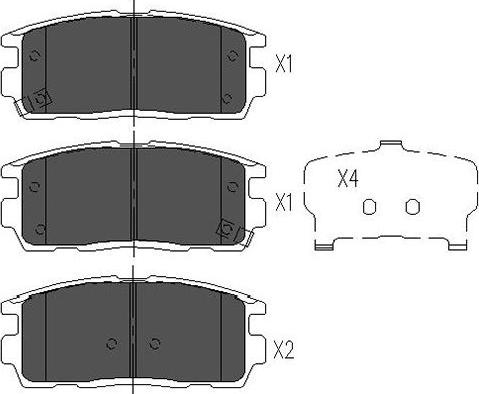 Kavo Parts KBP-1010 - Jarrupala, levyjarru inparts.fi