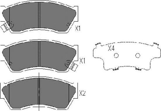 Kavo Parts KBP-8504 - Jarrupala, levyjarru inparts.fi