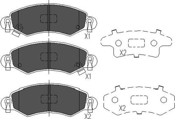 Kavo Parts KBP-8508 - Jarrupala, levyjarru inparts.fi