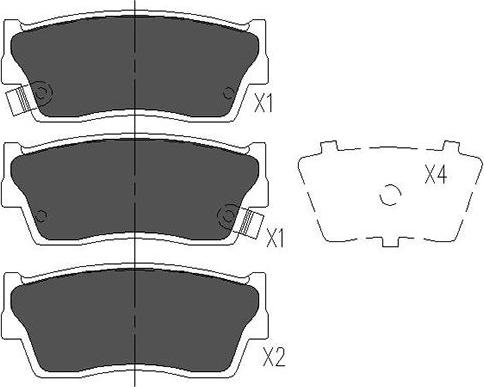 Kavo Parts KBP-8503 - Jarrupala, levyjarru inparts.fi