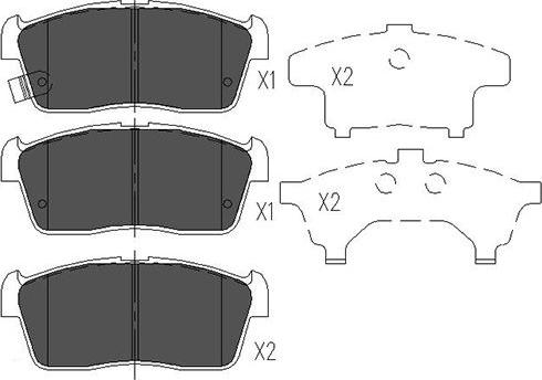 Kavo Parts KBP-8507 - Jarrupala, levyjarru inparts.fi