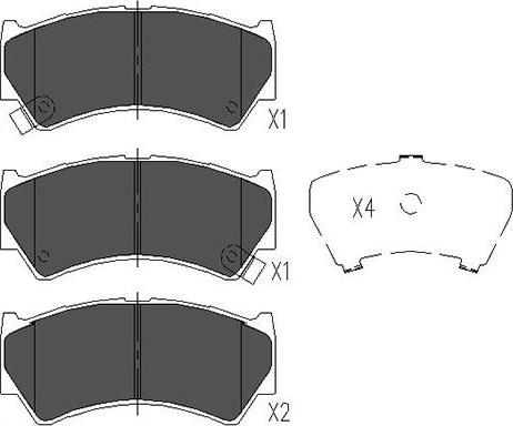 Kavo Parts KBP-8519 - Jarrupala, levyjarru inparts.fi