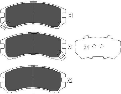 Kavo Parts KBP-8513 - Jarrupala, levyjarru inparts.fi