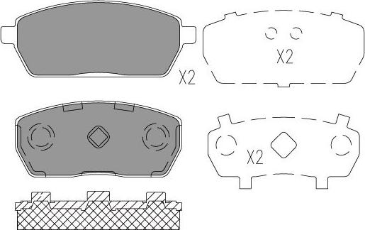 Kavo Parts KBP-8529 - Jarrupala, levyjarru inparts.fi