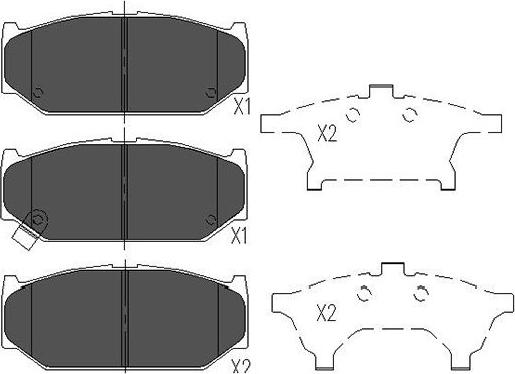 Kavo Parts KBP-8525 - Jarrupala, levyjarru inparts.fi