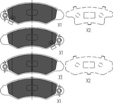 Kavo Parts KBP-8520 - Jarrupala, levyjarru inparts.fi