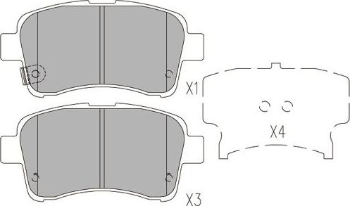 Kavo Parts KBP-8528 - Jarrupala, levyjarru inparts.fi