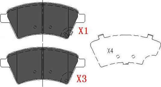 Kavo Parts KBP-8523 - Jarrupala, levyjarru inparts.fi