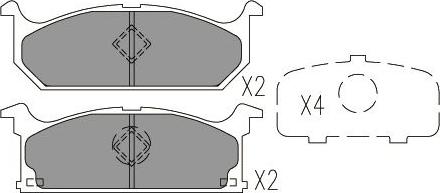 Kavo Parts KBP-8527 - Jarrupala, levyjarru inparts.fi