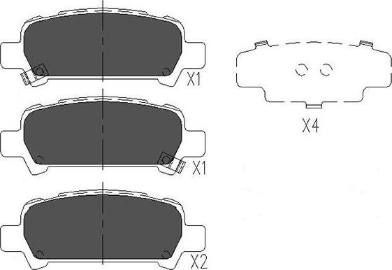 Kavo Parts KBP-8002 - Jarrupala, levyjarru inparts.fi