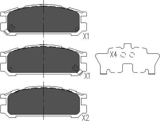 Kavo Parts KBP-8016 - Jarrupala, levyjarru inparts.fi