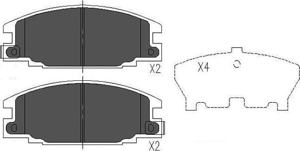 Kavo Parts KBP-3503 - Jarrupala, levyjarru inparts.fi