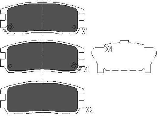 Kavo Parts KBP-3502 - Jarrupala, levyjarru inparts.fi