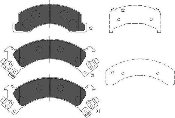 Kavo Parts KBP-3516 - Jarrupala, levyjarru inparts.fi