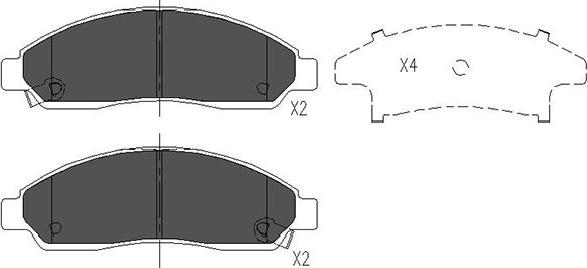 Kavo Parts KBP-3513 - Jarrupala, levyjarru inparts.fi