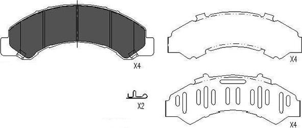 Kavo Parts KBP-3512 - Jarrupala, levyjarru inparts.fi