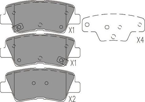 Kavo Parts KBP-3045 - Jarrupala, levyjarru inparts.fi