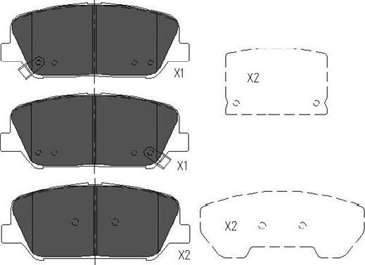 Kavo Parts KBP-3042 - Jarrupala, levyjarru inparts.fi