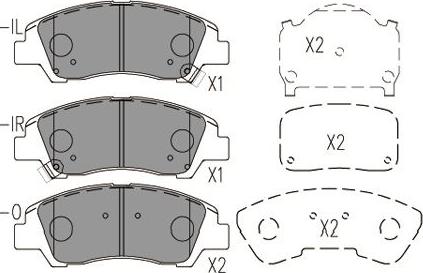 Kavo Parts KBP-3047 - Jarrupala, levyjarru inparts.fi