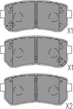 Kavo Parts KBP-3059 - Jarrupala, levyjarru inparts.fi