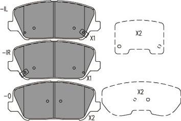 Kavo Parts KBP-3060 - Jarrupala, levyjarru inparts.fi