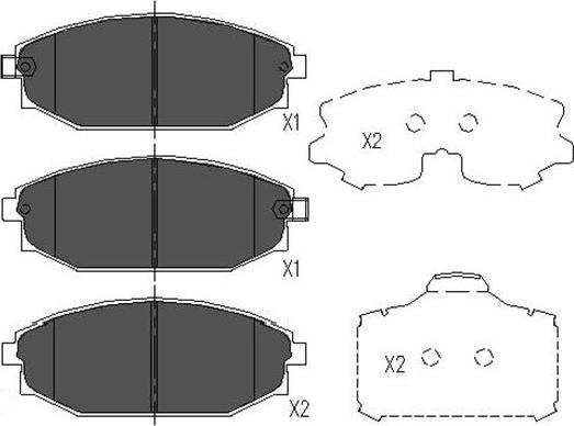 Kavo Parts KBP-3014 - Jarrupala, levyjarru inparts.fi