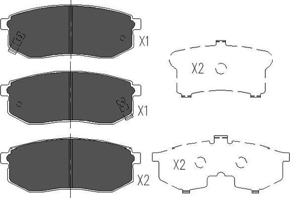 Kavo Parts KBP-3013 - Jarrupala, levyjarru inparts.fi