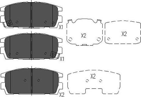 Kavo Parts KBP-3017 - Jarrupala, levyjarru inparts.fi