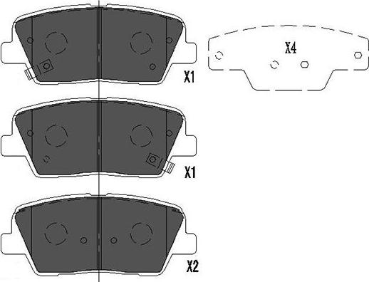 Kavo Parts KBP-3034 - Jarrupala, levyjarru inparts.fi